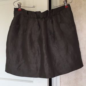 J. Crew linen mini skirt